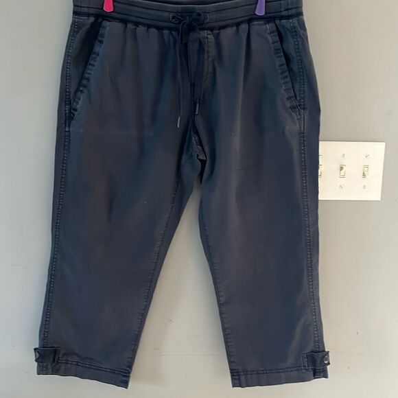 L.L.Bean Size Small Petite 🛶⛺️Navy Blue Capri Pants , Cropped Pants - Picture 1 of 11